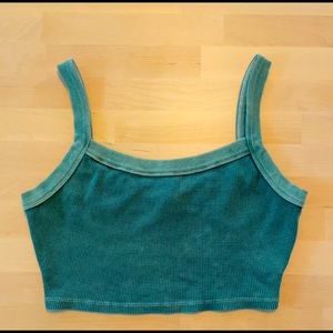 White Fable Ribbed Tank Top